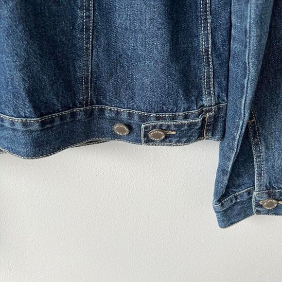 YMI Jean Jacket W/Removeable Faux Fur Around Neck Size L - Picture 5 of 9